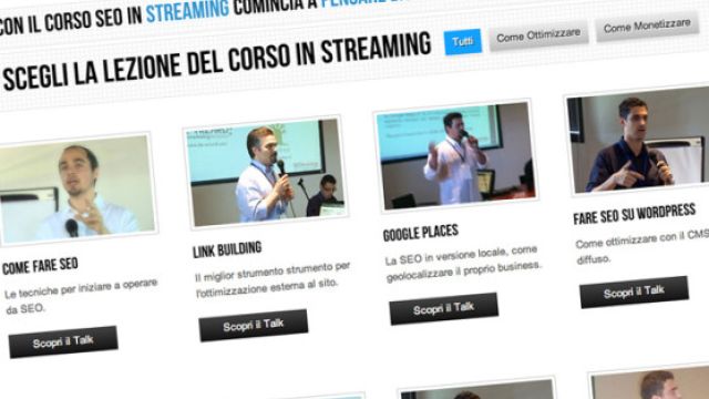 Pubblicizzare un corso