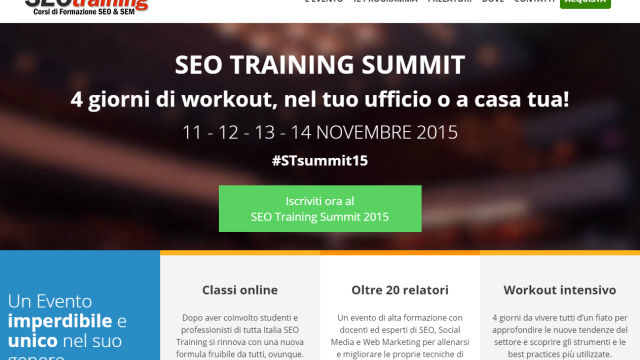 seo training summit locandina